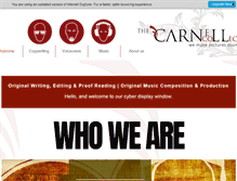 Tablet Screenshot of carnellcollective.com